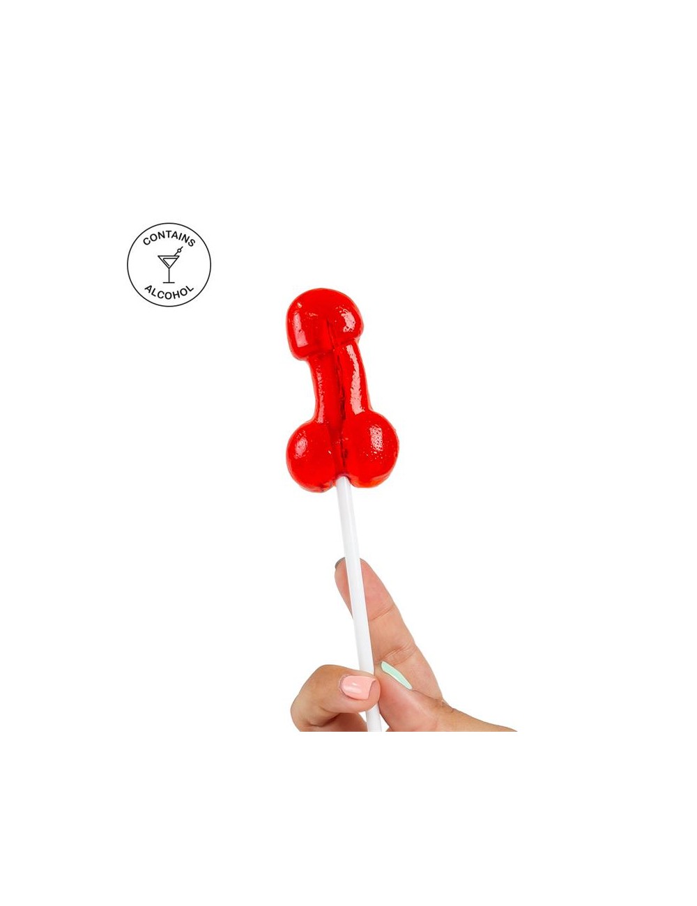Piruleta de Pene Sabor Daiquiri de Fresa con Alcohol