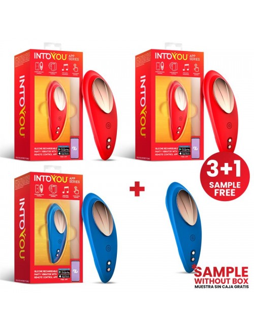Pack 3 Muestra Vibrador de Braguitas con APP