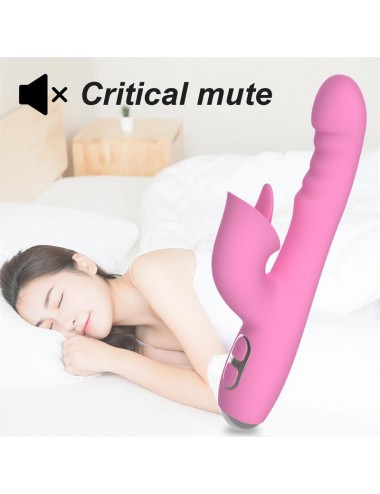 T May Vibrador con Empuje y Movimiento Swing
