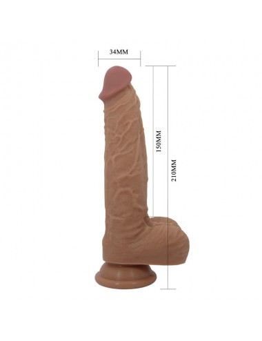 Jonathan Dildo con Vibracion y Empuje Control Remoro