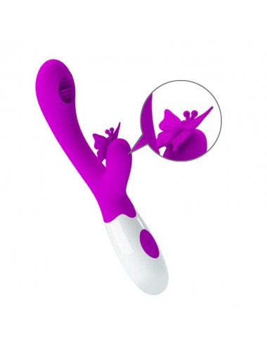 Moth Vibrador con Lengua Tickling
