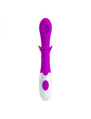 Moth Vibrador con Lengua Tickling