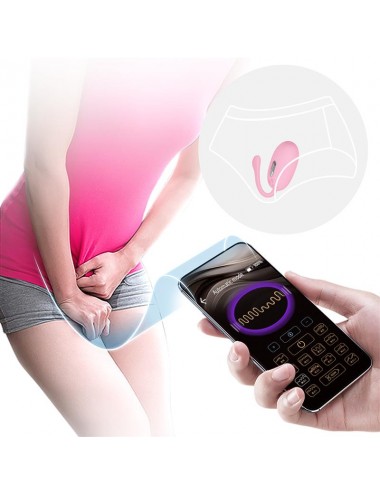 Doreen Huevo Vibrador con Electro Shock y APP