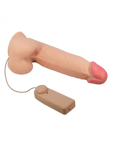 Dildo Realista Doble Densidad Piel Deslizante Retractil