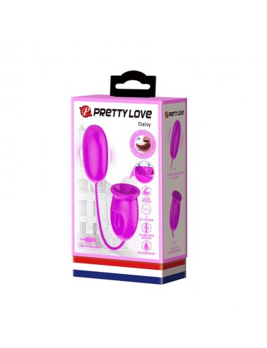 Daisy Huevo Vibrador y Estimulador con Lengua