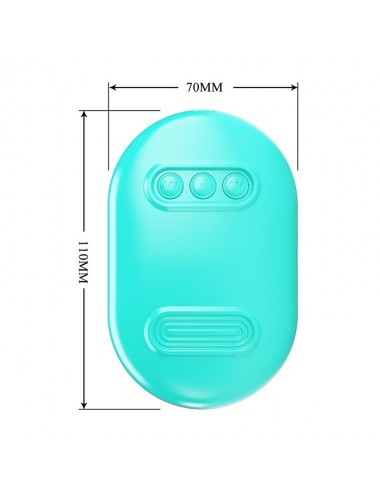 Surprise Box Huevo Vibrador y Pinzas para Pezones con Electro Estimulacion Azul