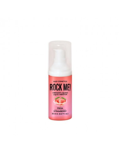 Rock Me Vibrador Liquido Fresa 20 ml