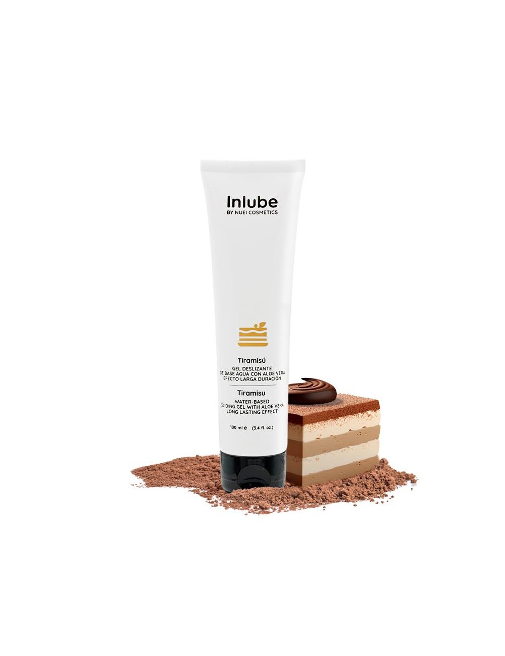 Inlube Lubricante Base Agua Tiramisu 100ml