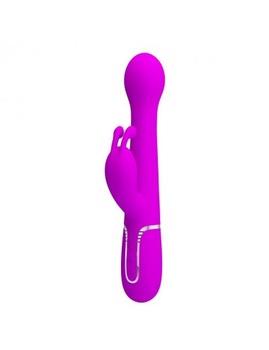 Vibrador con Thrusting y Bolas Rotatorias Dejon Rosa