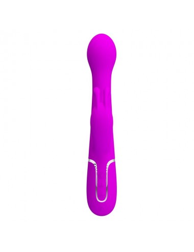 Vibrador con Thrusting y Bolas Rotatorias Dejon Rosa