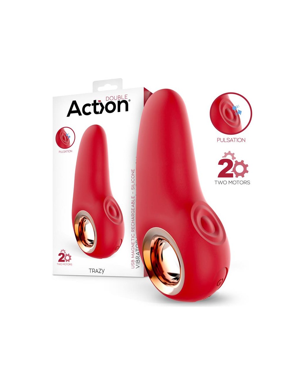 Trazy Estimulador con Pulsacion Ergonomico USB
