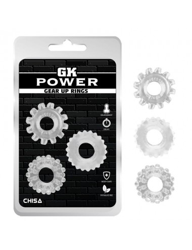 Kit 3 Anillos Pene Gear Up...