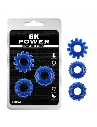 Kit 3 Anillos Pene Gear Up...