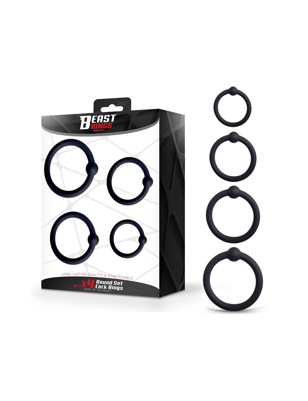 Set de 4 Anillos para el Pene Silicona
