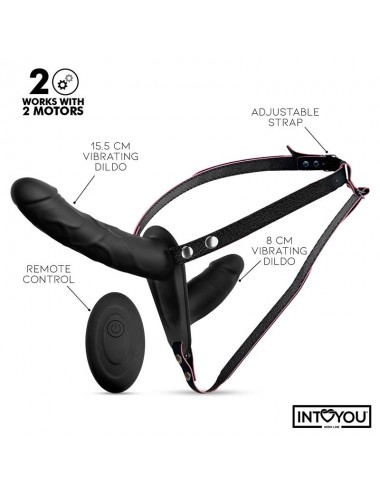 Jordan Arnes Dildo Doble con Vibracion y Control Remoto