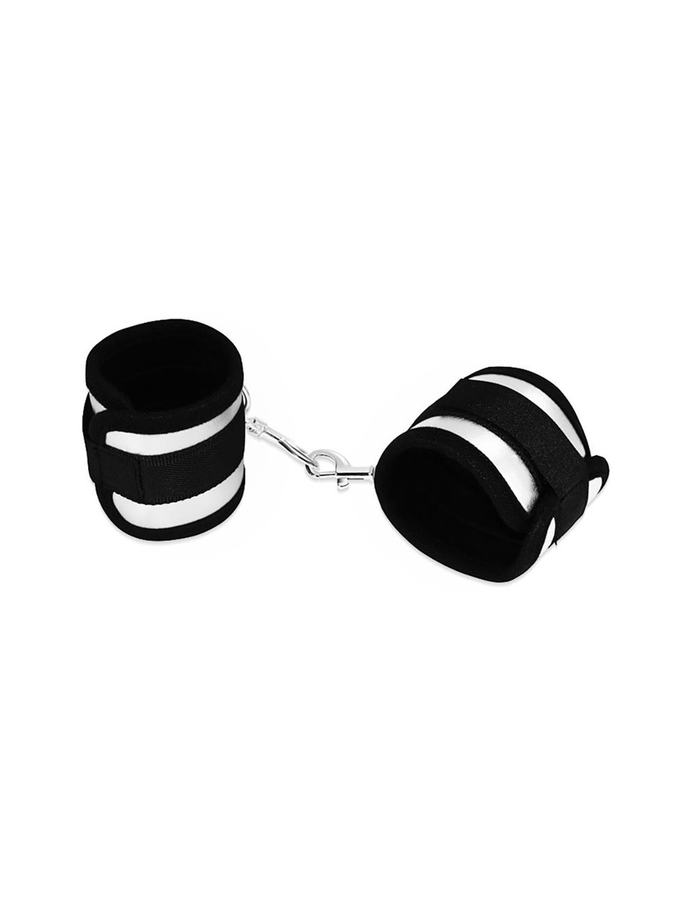 Esposas Velcro Negro y Plateado