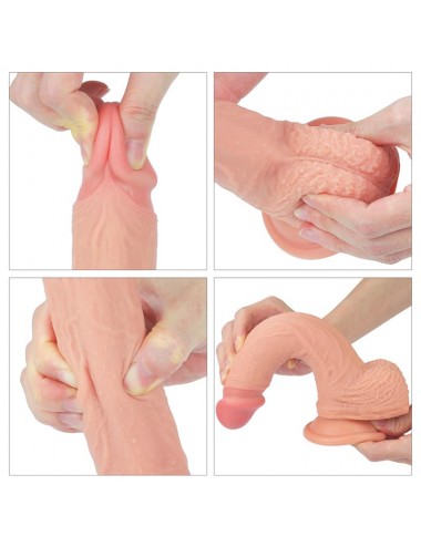 Dildo Nature 85 Silicona Liquida Natural