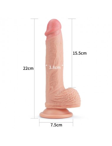 Dildo Nature 85 Silicona Liquida Natural