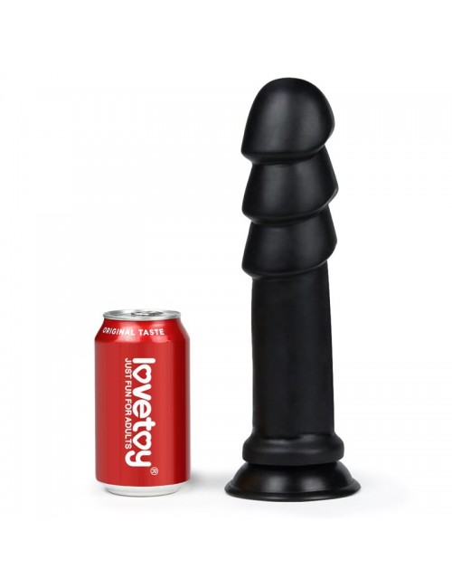Dildo King Sized Anal Ripples 1125 Negro