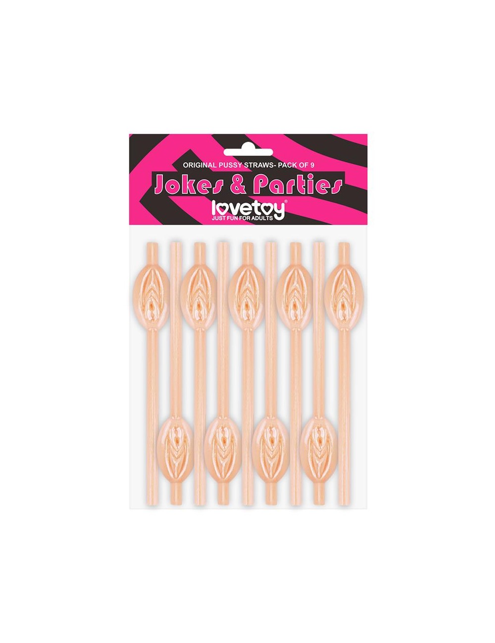 Pajitas de Vagina Pack de 9