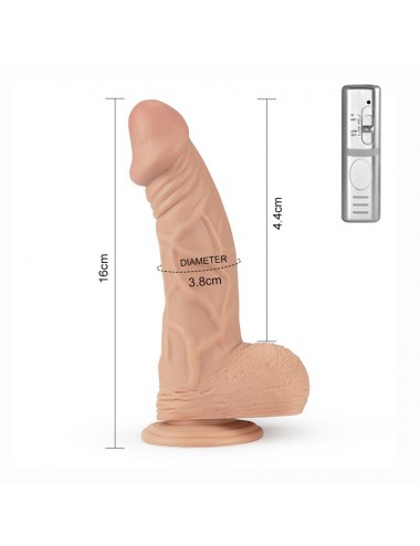 Dildo Real Extreme Dildo con Vibracion 9 Natural