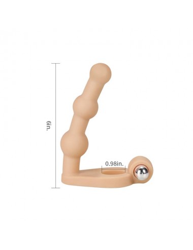 Estimulador Anal The Ultra Soft Bead 6 con Vibracion Natural