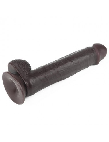 Dildo con Piel Retractil 9 Negro