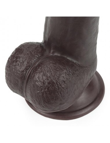 Dildo con Piel Retractil 9 Negro