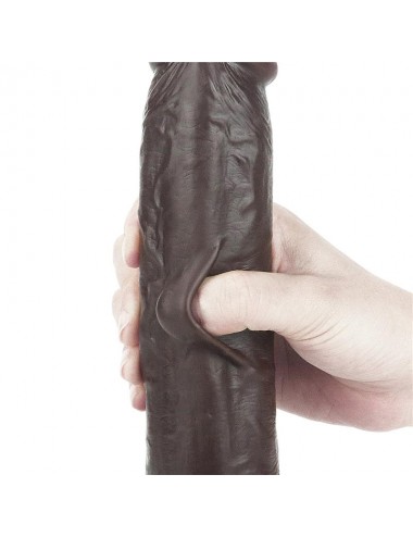 Dildo con Piel Retractil 9 Negro