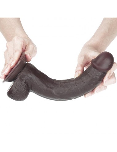 Dildo con Piel Retractil 9 Negro