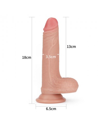 Dildo Nature 7 Silicona Liquida Natural
