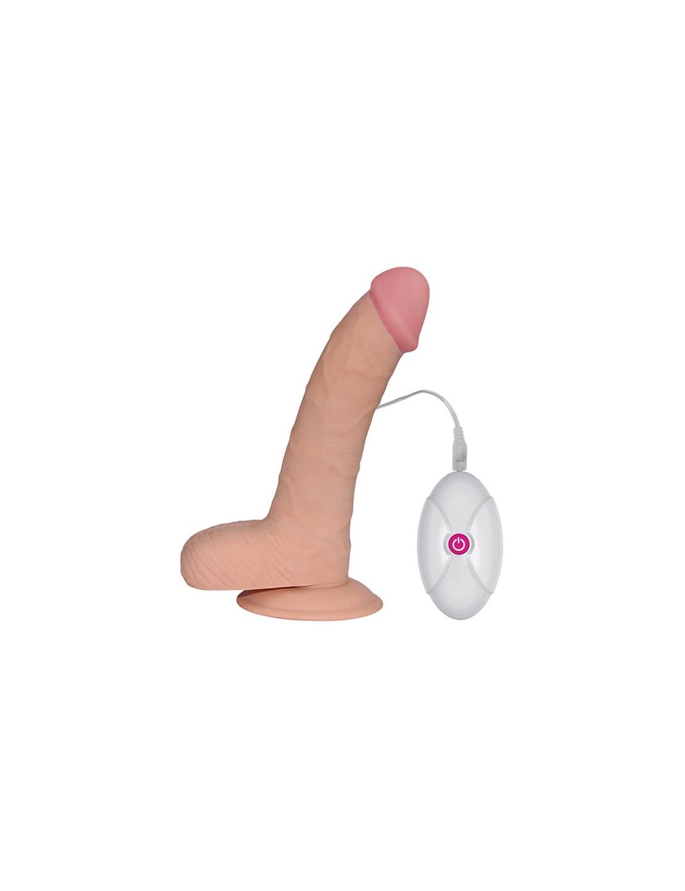 Dildo The Ultra Soft Dude con Vibracion 88 Natural