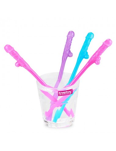 Pajitas Pene Vario Color Pack de 9