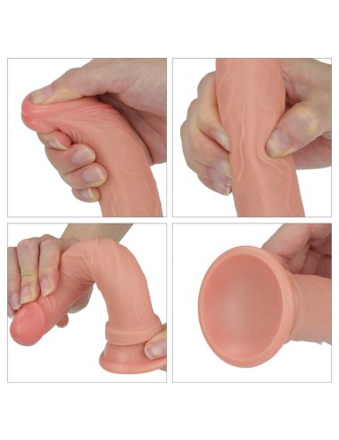 Dildo Nature 7 Silicona Liquida Natural