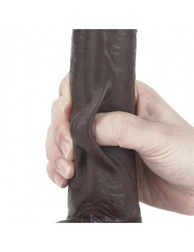 Dildo con Piel Retractil 9 Negro