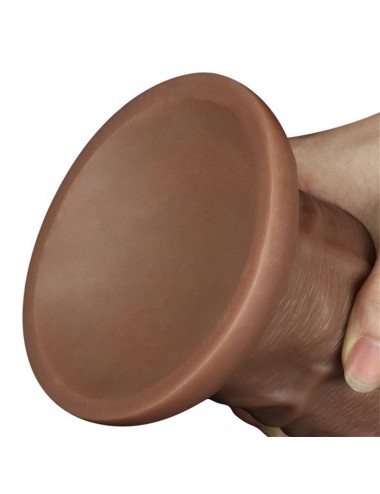 Dildo King 105 con Vibracion Chubby Marron