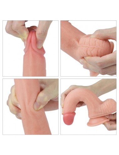 Dildo Nature 8 Silicona Liquida Natural
