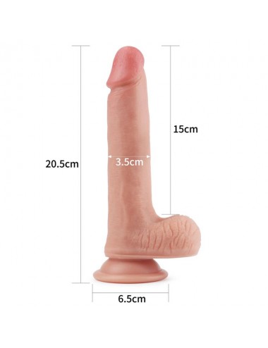 Dildo Nature 8 Silicona Liquida Natural