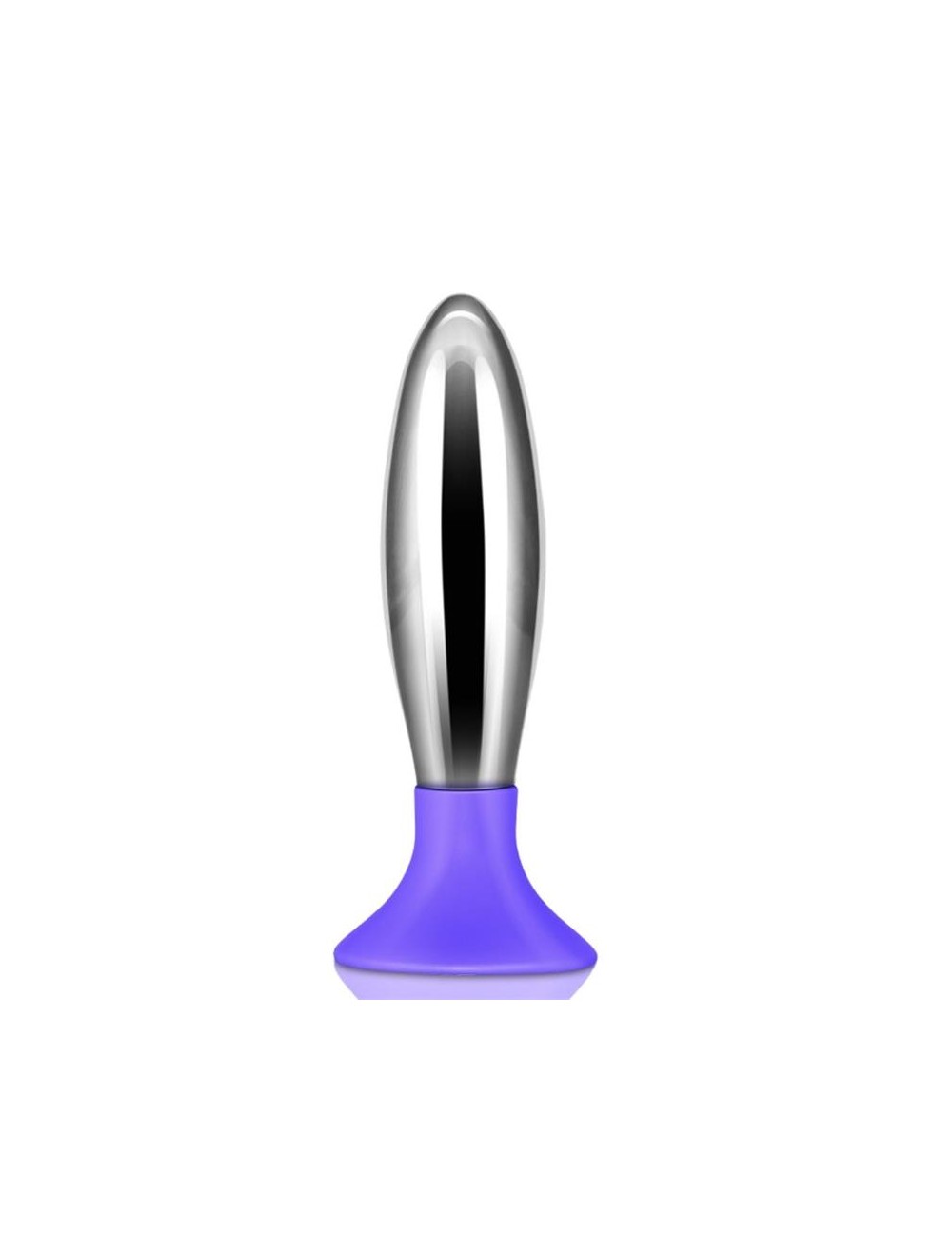 Plug Anal Bobby Metal y Silicona Purpura