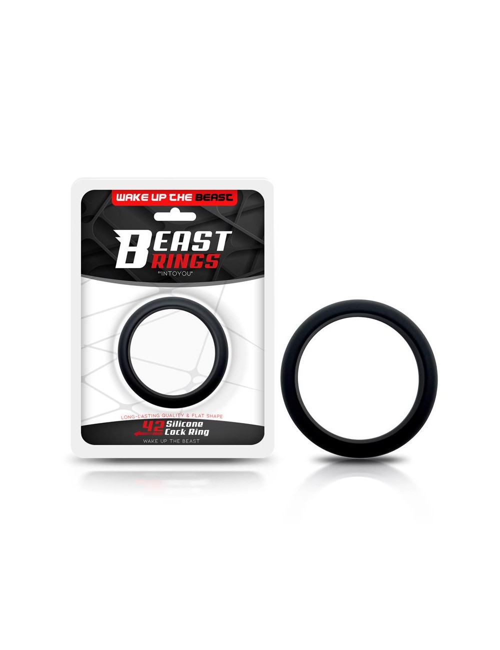 Anillo para el Pene Silicona Solida 42 cm Negro