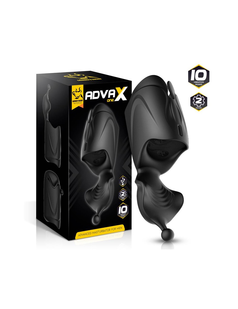 AdvaX One Masturbador Doble Motor Estimulacion Multiple