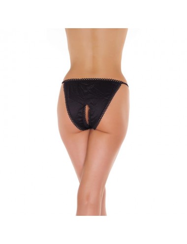 Braguita Abierta Negra Talla unica