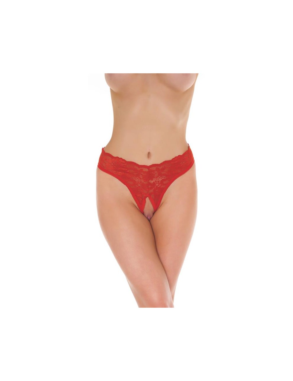 Tanga Abierto Color Rojo Talla unica
