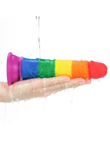 Dildo Prider 7 Silicona Liquida LGBT