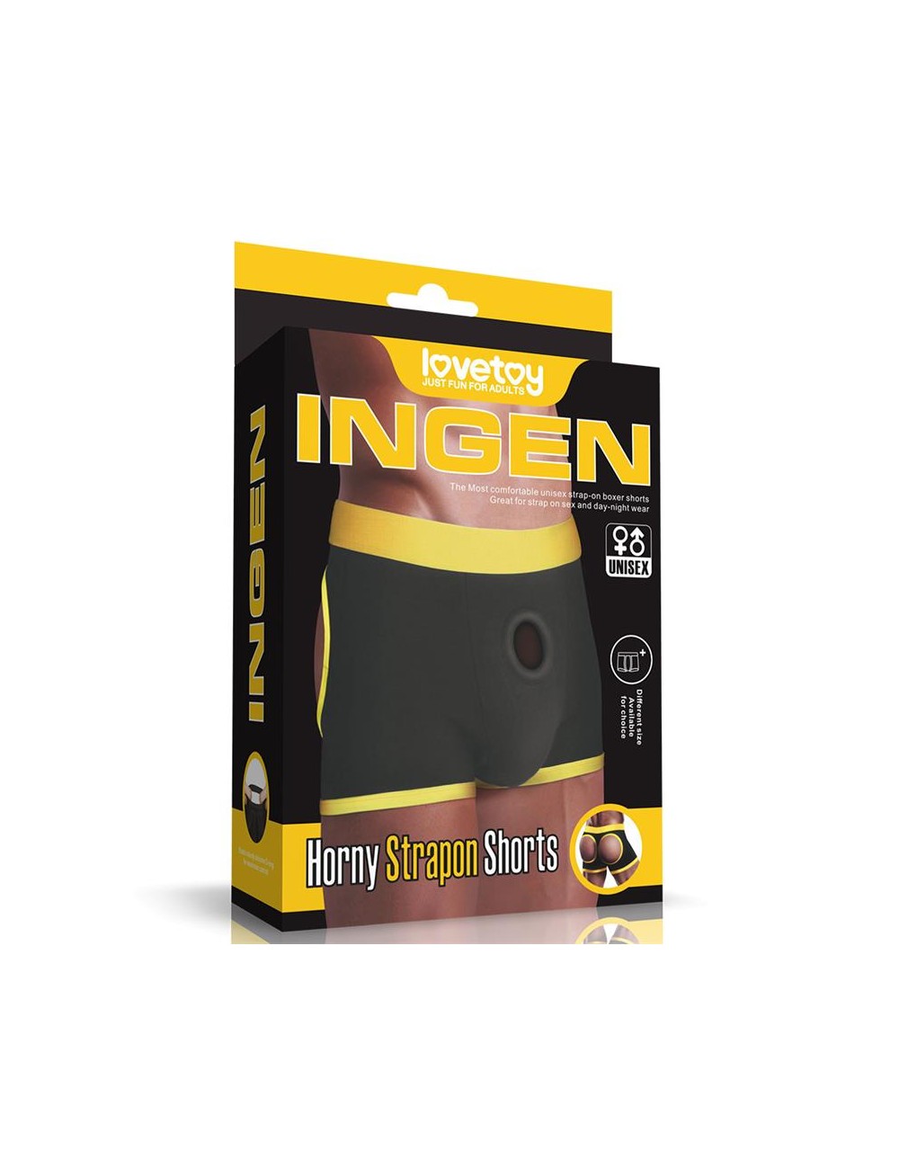 Calconcillo Boxer Shorts Horny Strapon Talla M L Unisex
