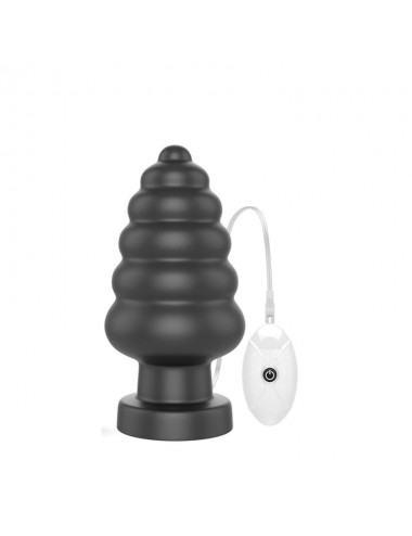 Plug Anal con Vibracion King Sized 7 Negro