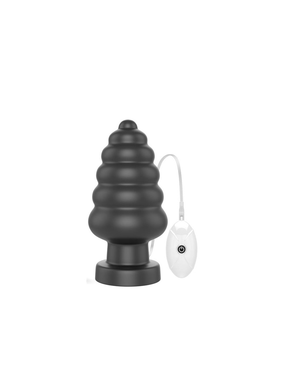 Plug Anal con Vibracion King Sized 7 Negro