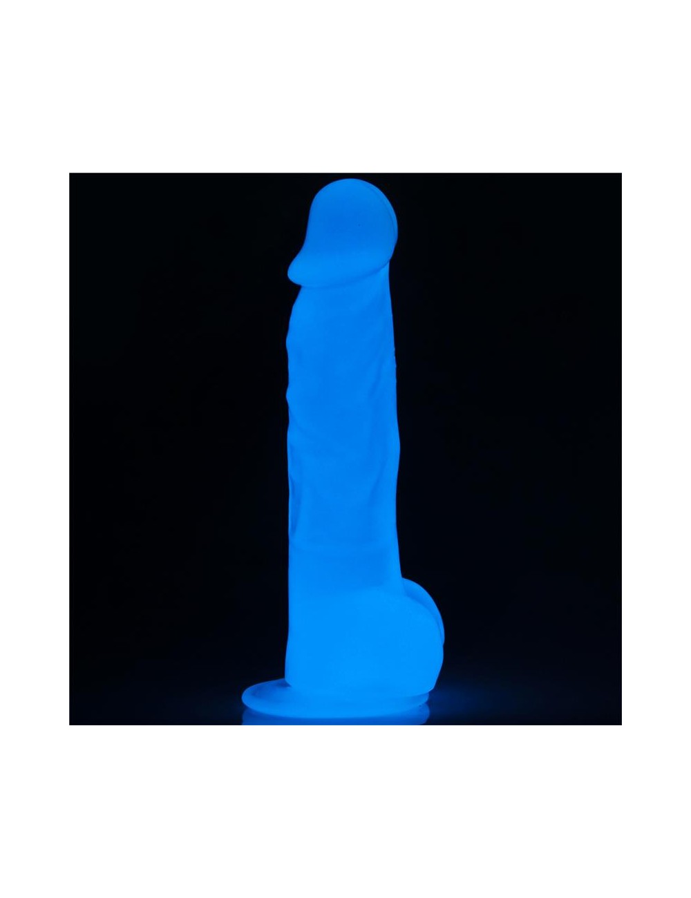 Dildo 85 Lumino Luz Azul