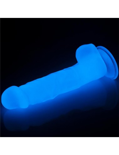 Dildo 85 Lumino Luz Azul