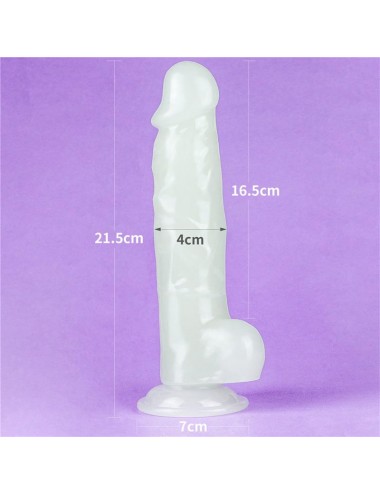 Dildo 85 Lumino Luz Azul